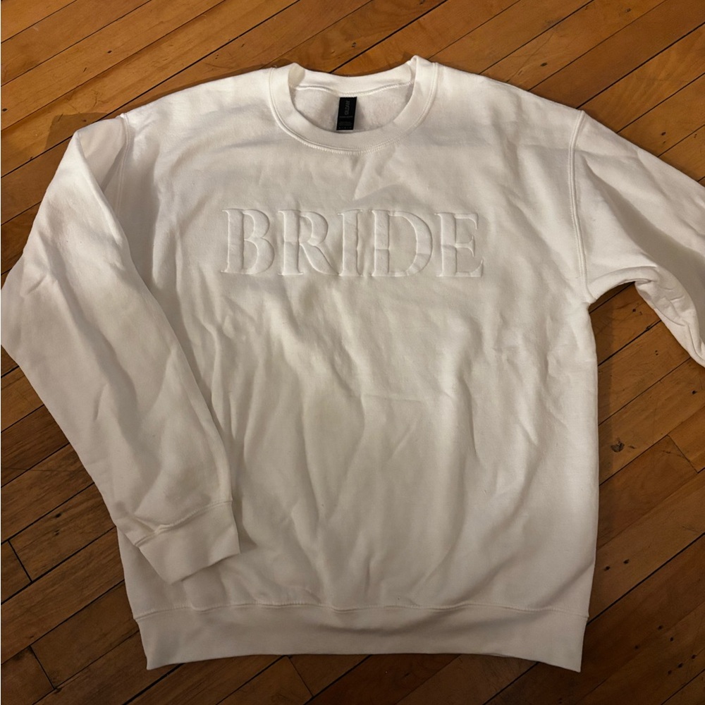 BRIDE Off White CrewNeck Sweatshirt